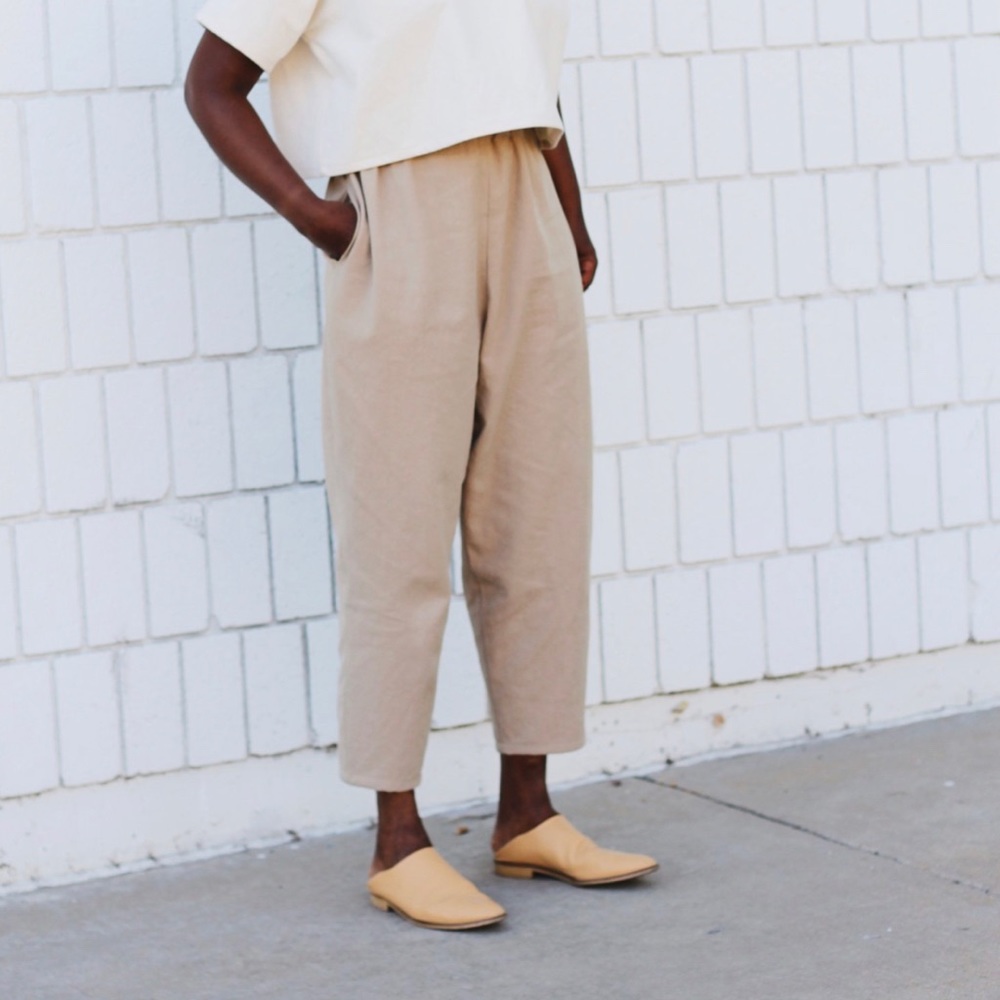 Eli & Barry pant 1 in Mushroom